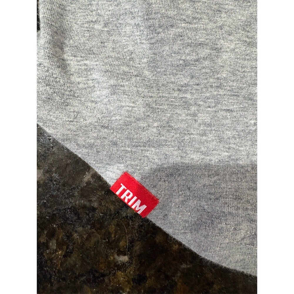 TRIM Apparel Tank Top Womens Size M Heather Gray Racerback Trail Athletic - Picture 5 of 8